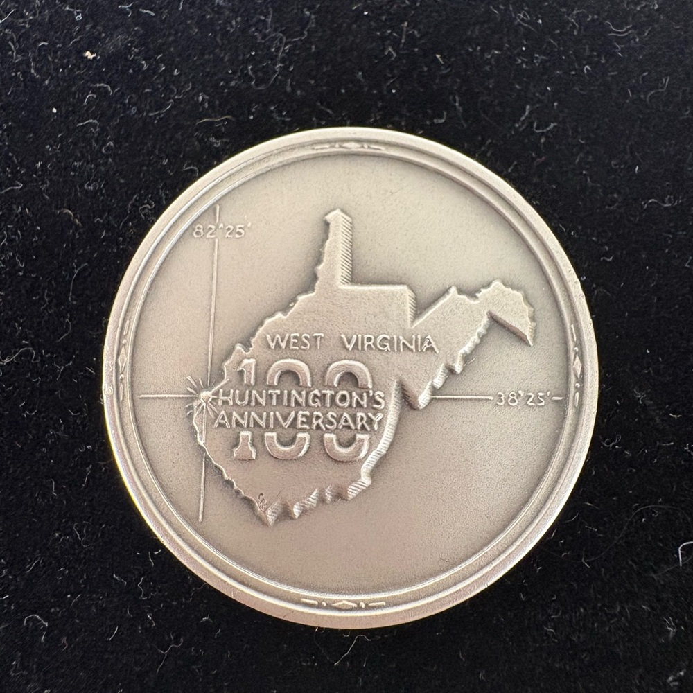 100th Anniversary Huntington West Virginia Challenge Coin